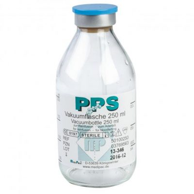 Botella de vacío PPS para drenajes